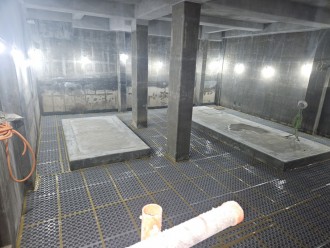 인천 현장 - 바닥배수판 시공