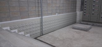 충북 진천 복합커뮤니티센터 현장 - pvc 벽체배수판 시공